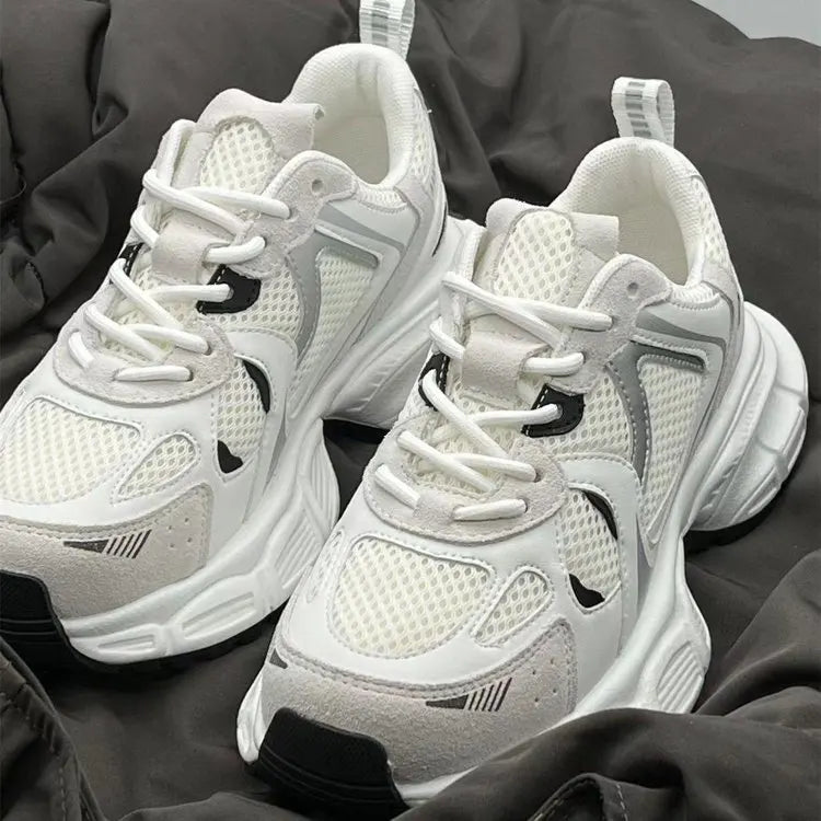 2025 Women’s Mesh Breathable Running Shoes | Casual Sports Sneakers | Lightweight Fitness & Walking Vulcanized Shoes