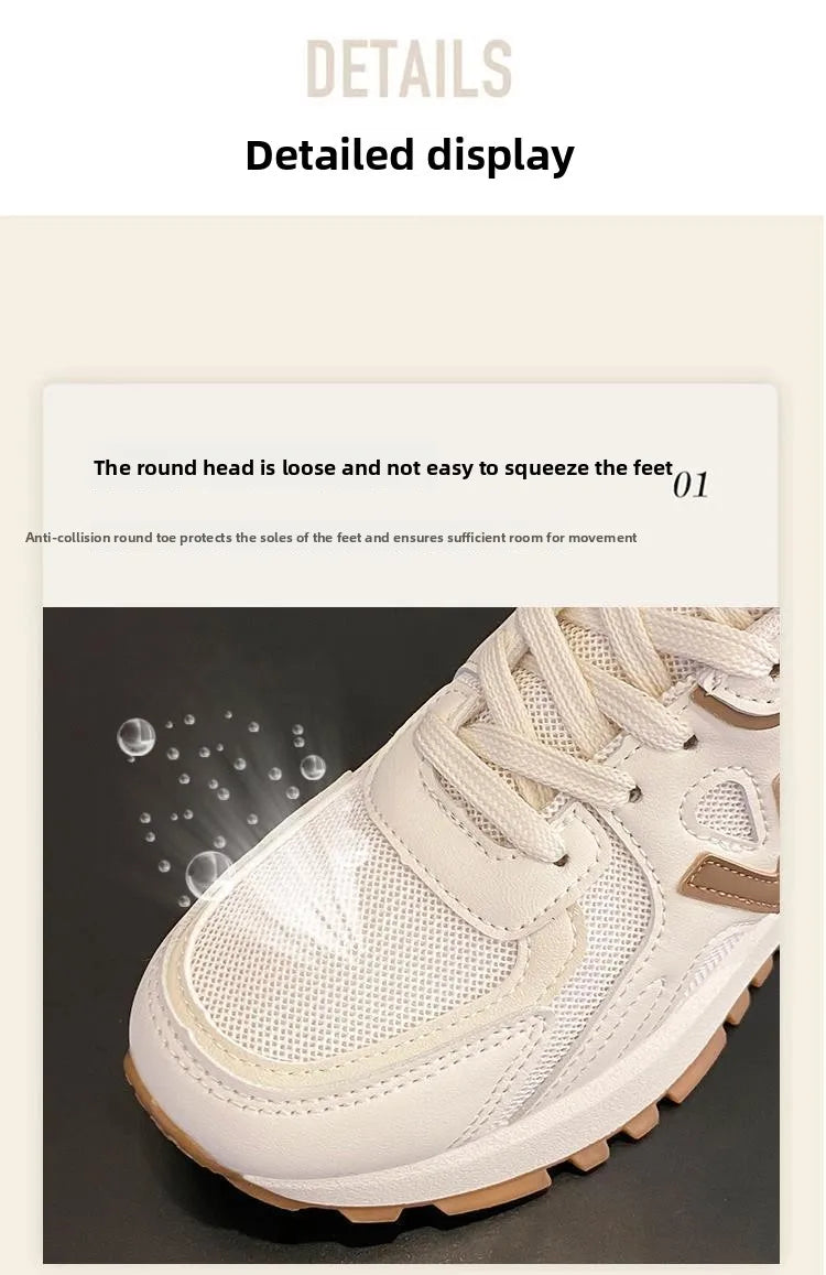 2025 New Style Women’s Sneakers – Lightweight Soft-Soled Non-Slip Casual Running Shoes for Autumn Students & Trendy Fashion