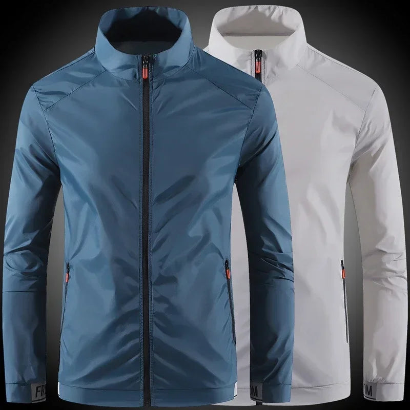 Men's Breathable Sports Waterproof Jacket – Summer UV Protection Outdoor Fishing Skin Clothing