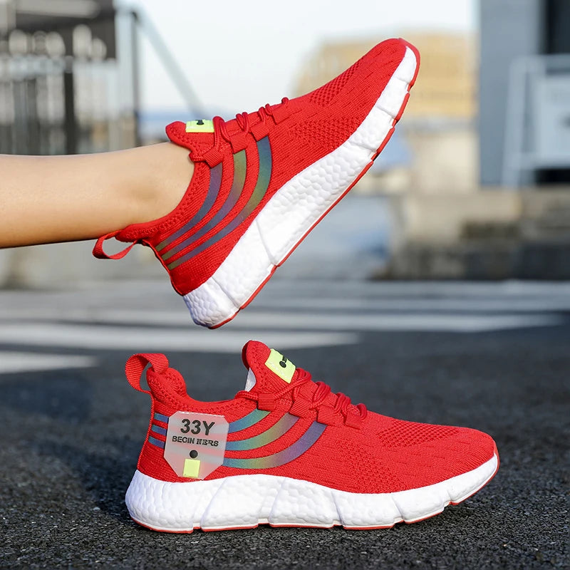Men’s Casual Mesh Sneakers | Lightweight Breathable Running Shoes | Summer Outdoor Walking & Jogging Sports Footwear