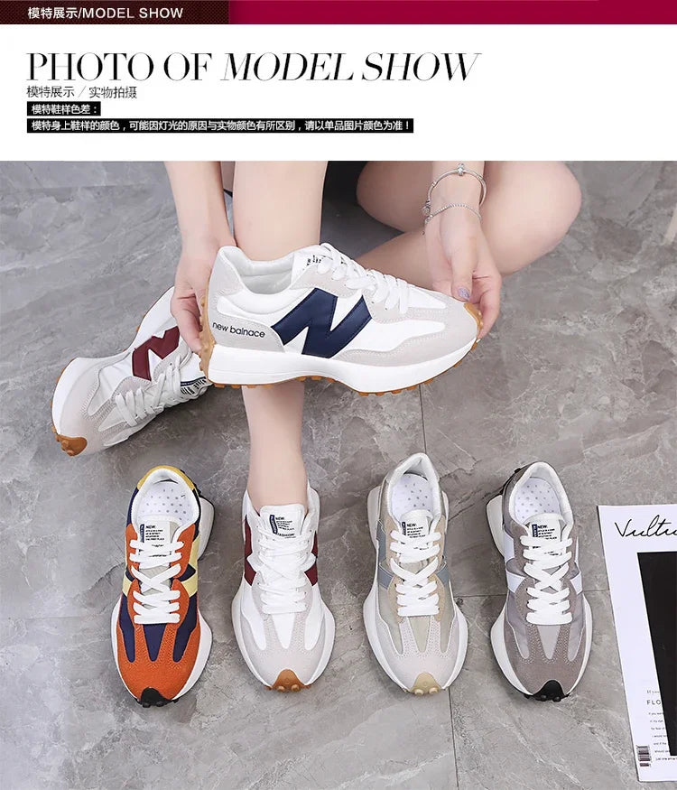 New Style NB Women’s Thick-Soled Dad Sneakers | Summer Breathable Comfortable Casual Shoes for Women