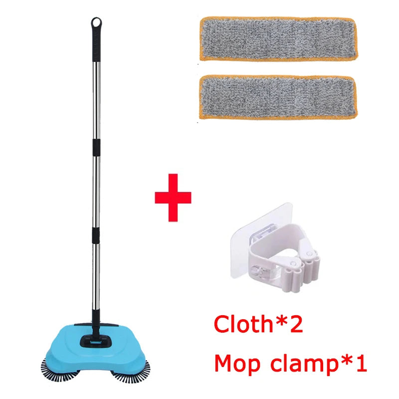Lazy Sweeper Multifunctional Hand Push Vacuum Cleaner – Broom, Dustpan & Mop Combo