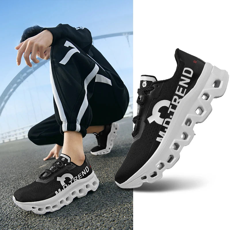 Men's Air Running Sneakers –2025. Breathable Outdoor Marathon & Walking Shoes, Large Size Sports Footwear