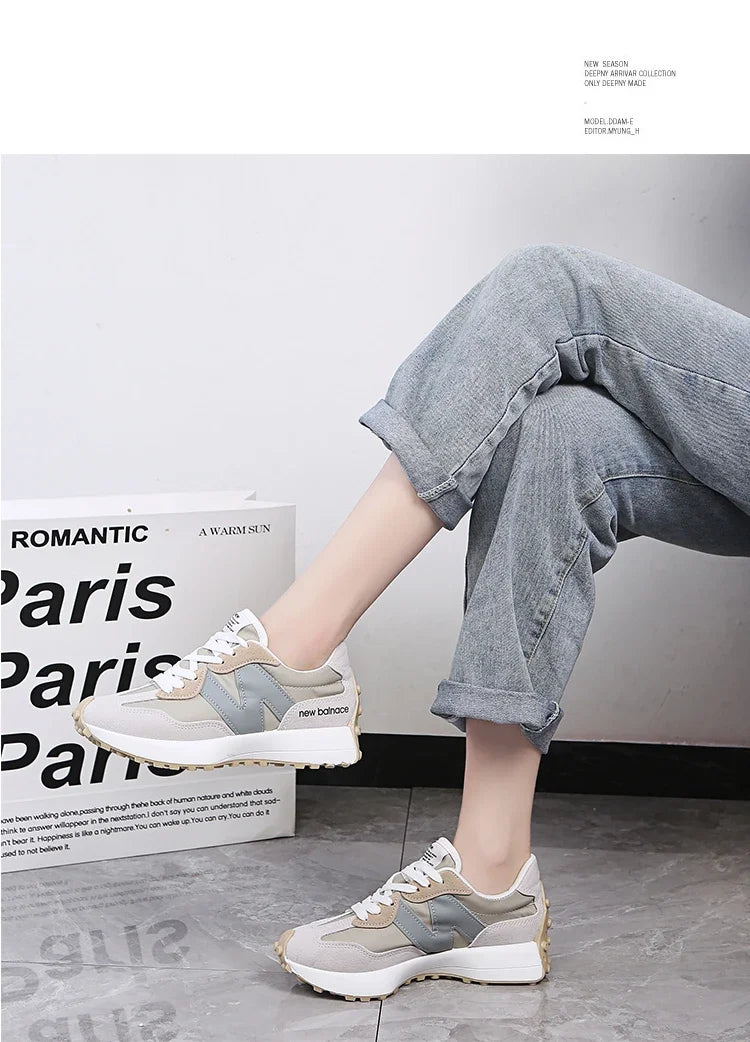 New Style NB Women’s Thick-Soled Dad Sneakers | Summer Breathable Comfortable Casual Shoes for Women