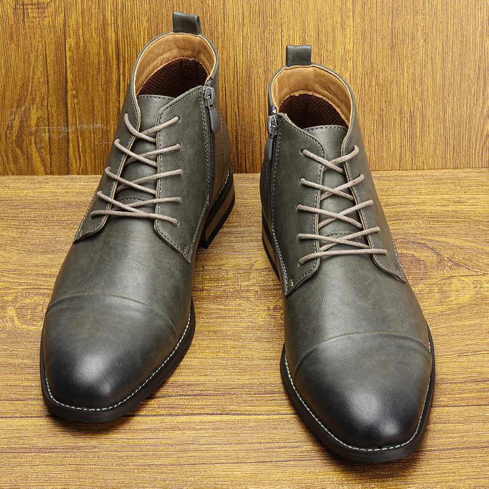 Men’s Leather Boots – Comfortable & Fashionable Brand Footwear