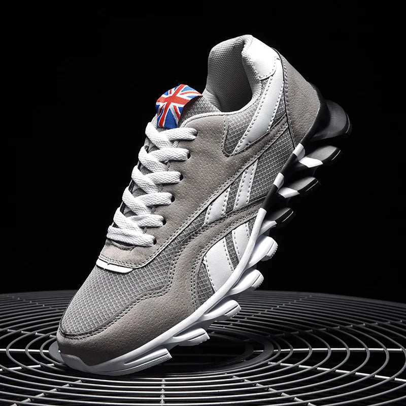 2025 Men's and Women's Fashion Blade Breathable Knitted Casual Shoes – Sports Running & Anti-Slip Tennis Shoes