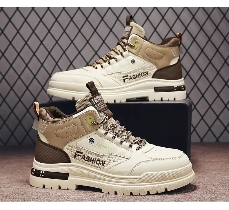 Men Casual Vulcanized Sneakers | Autumn Outdoor Walking Sport Shoes | Soft Sole Comfortable Male Fashion Boot Shoes