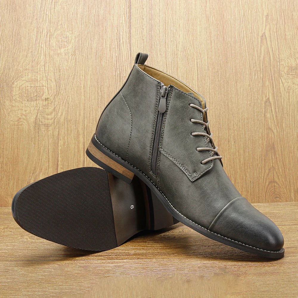 Men’s Leather Boots – Comfortable & Fashionable Brand Footwear