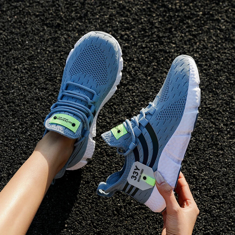 Men’s Casual Mesh Sneakers | Lightweight Breathable Running Shoes | Summer Outdoor Walking & Jogging Sports Footwear