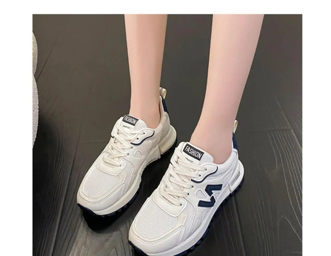 2025 New Style Women’s Sneakers – Lightweight Soft-Soled Non-Slip Casual Running Shoes for Autumn Students & Trendy Fashion