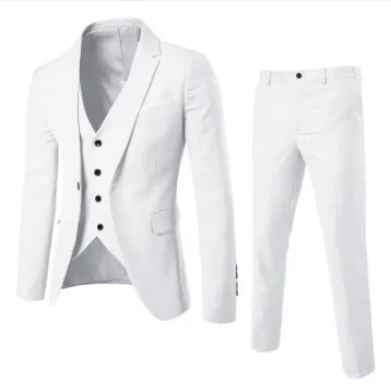 Men's Blazer Single Button Cardigan Full Sleeve Slim Fit Turn Down Collar Top Blazer Solid Smart Casual Outwear – Spring 2025