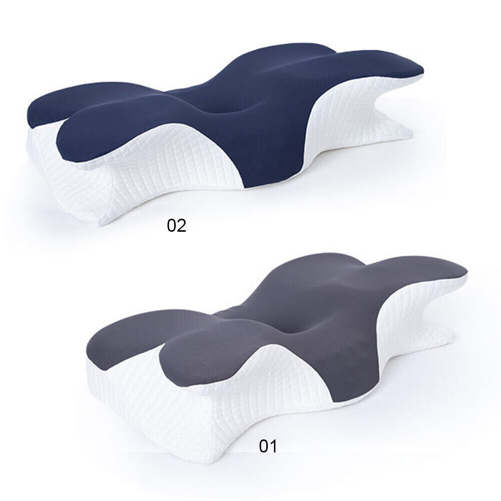 Ergonomic Side Sleeping Butterfly Pillow – Cervical Orthopedic Neck Support Pillow for Pain Relief & Better Sleep