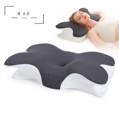 Ergonomic Side Sleeping Butterfly Pillow – Cervical Orthopedic Neck Support Pillow for Pain Relief & Better Sleep